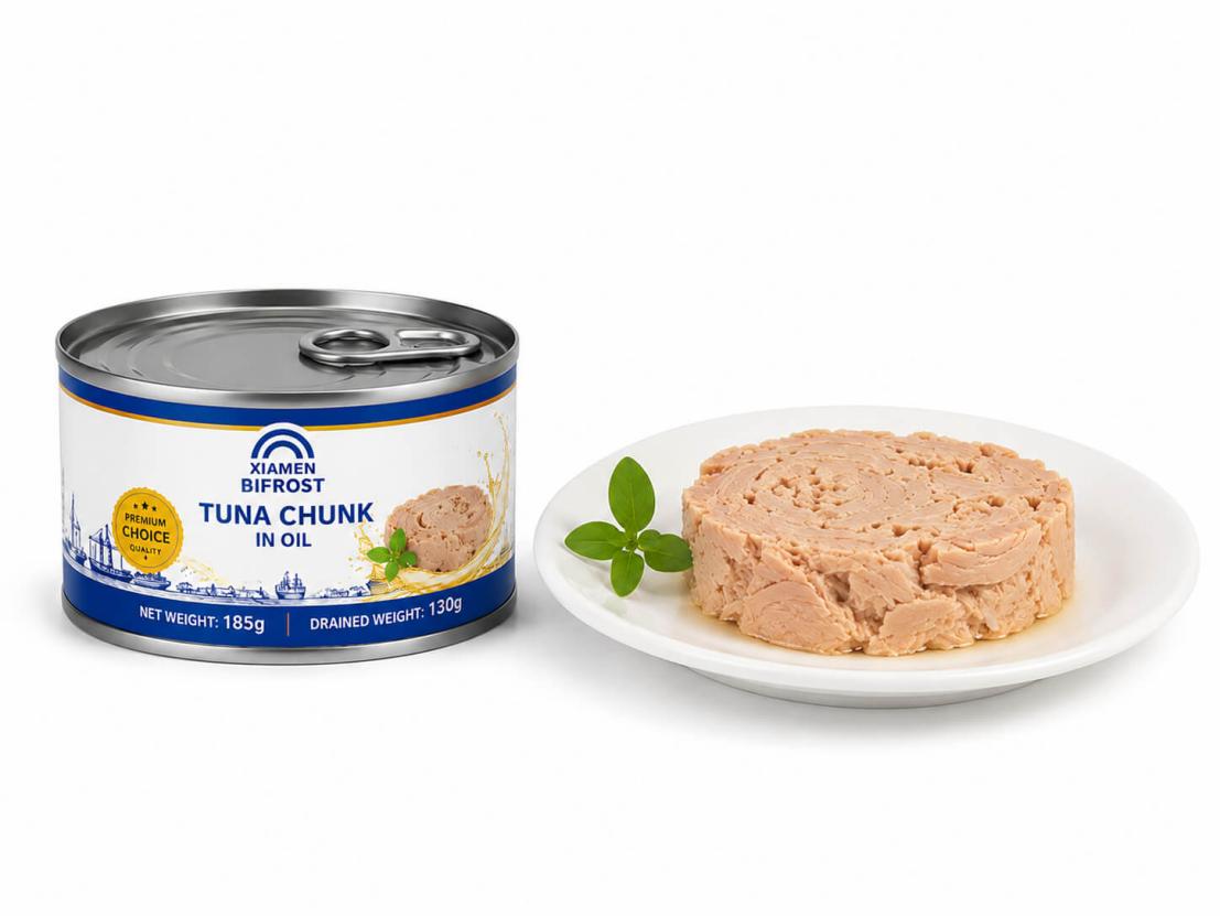 Canned tuna in brine water or oil